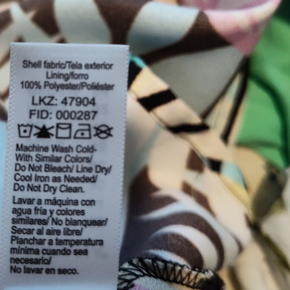 Lascana Pure Selection Tropical Halter High Low Dress Floral Pink Yellow US 14 - Picture 8 of 9